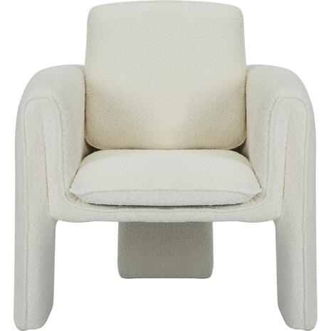 ΠΟΛΥΘΡΟΝΑ CRUSHER HM9681.04 ΛΕΥΚΟ ΜΠΟΥΚΛΕ ΥΦΑΣΜΑ-ΜΕΤΑΛΛΙΚΟΣ ΣΚΕΛΕΤΟΣ 82x78x87Υεκ. (Λευκό)