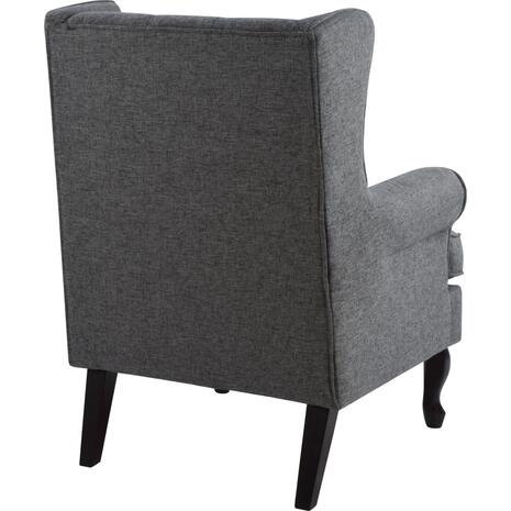 ΠΟΛΥΘΡΟΝΑ ΜΠΕΡΖΕΡΑ BRANDON HM3073.10 ΣΕ ΓΚΡΙ ΧΡΩΜΑ 83x83x104 εκ.