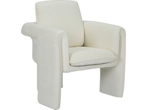 ΠΟΛΥΘΡΟΝΑ CRUSHER HM9681.04 ΛΕΥΚΟ ΜΠΟΥΚΛΕ ΥΦΑΣΜΑ-ΜΕΤΑΛΛΙΚΟΣ ΣΚΕΛΕΤΟΣ 82x78x87Υεκ. (Λευκό)