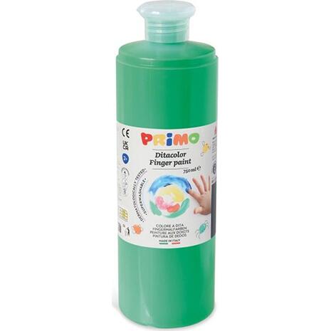 Δακτυλομπογιά CMP Primo Finger Paint σε μπουκάλι 750ml 610 Bright Green