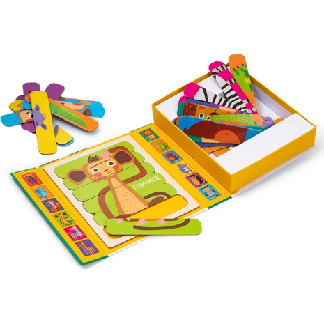 Stick puzzles: 12 ζώα