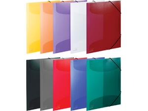 Ντοσιέ Typotrust πλαστικό με αυτιά & λάστιχο 23x32cm (διάφορα χρώματα)