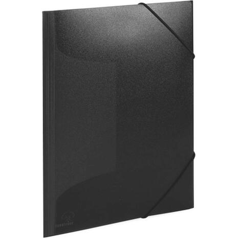 Ντοσιέ Typotrust πλαστικό με αυτιά & λάστιχο 23x32cm Μαύρο