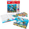 Ωκεανός Βιβλίο και 2 παζλ με 100 κομμάτια