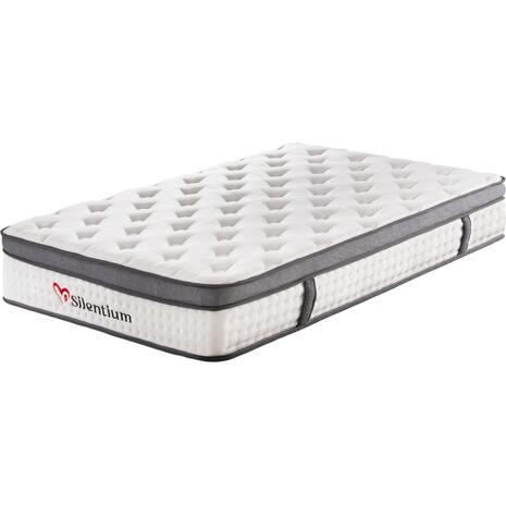 ΣΤΡΩΜΑ ΜΟΝΟ SILENTIUM HM749.01 POCKET SPRINGS--ΛΕΥΚΟ 90x190x30Υεκ.