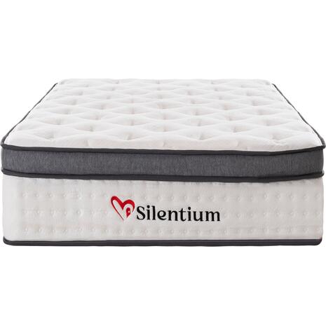 ΣΤΡΩΜΑ ΜΟΝΟ SILENTIUM HM749.01 POCKET SPRINGS--ΛΕΥΚΟ 90x190x30Υεκ.
