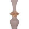 ΔΙΑΚΟΣΜΗΤΙΚΟ ΒΑΖΟ ΔΑΠΕΔΟΥ NEBULA HM4660.05S FIBER CEMENT TAUPE--ΞΥΛΟ ΤΕΑΚ Φ45x115Υεκ