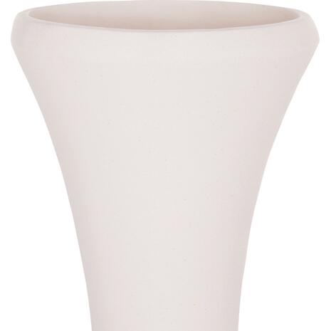 ΔΙΑΚΟΣΜΗΤΙΚΟ ΒΑΖΟ ΔΑΠΕΔΟΥ NEBULA HM4660.02S FIBER CEMENT ΛΕΥΚΟ--ΞΥΛΟ ΤΕΑΚ Φ45x115Υεκ