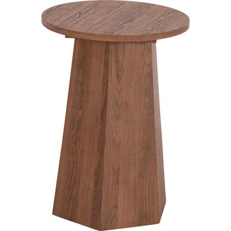 ΤΡΑΠΕΖΙ ΣΑΛΟΝΙΟΥ CARPEN HM18270 MDF ΜΕ ΕΠΕΝΔΥΣΗ PAPERWOOD Φ40x55Υεκ.