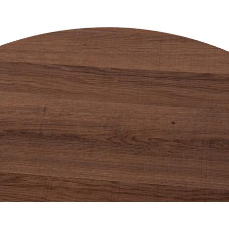 ΤΡΑΠΕΖΙ ΣΑΛΟΝΙΟΥ CARPEN HM18269 MDF ΜΕ ΕΠΕΝΔΥΣΗ PAPERWOOD Φ80x45Υεκ.