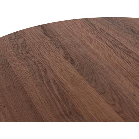 ΤΡΑΠΕΖΙ ΣΑΛΟΝΙΟΥ CARPEN HM18269 MDF ΜΕ ΕΠΕΝΔΥΣΗ PAPERWOOD Φ80x45Υεκ.