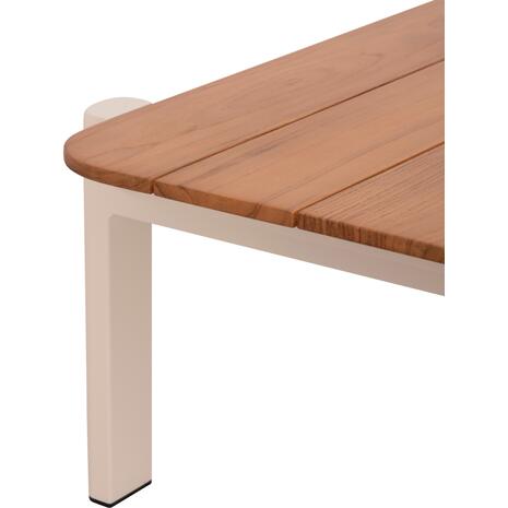 ΣΕΤ ΣΑΛΟΝΙ ΕΞ.ΧΩΡΟΥ 4ΤΜΧ ELARA HM6195.05 ΜΠΕΖ ΑΛΟΥΜΙΝΙΟ & OLEFIN-TEAK ΦΥΣΙΚΟ