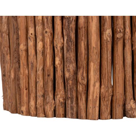 ΤΡΑΠΕΖΙ ΣΑΛΟΝΙΟΥ ΣΤΡΟΓΓΥΛΟ DRIFTER HM4443 DRIFTWOOD ΣΕ ΦΥΣΙΚΟ ΧΡΩΜΑ Φ36x40Υεκ