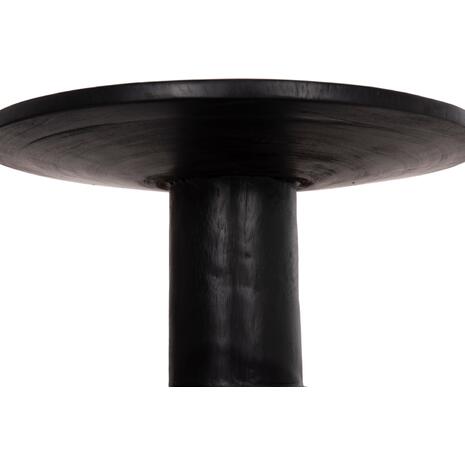 ΒΟΗΘΗΤΙΚΟ ΤΡΑΠΕΖΑΚΙ PUMBE HM9891.12 ΞΥΛΟ SUAR ΣΕ ΜΑΥΡΟ ΧΡΩΜΑ Φ40x50Υεκ