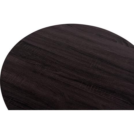 ΤΡΑΠΕΖΙ ΣΑΛΟΝΙΟΥ SEWELL HM18033 MDF ΣΕ ZEBRANO-ΜΕΤΑΛΛΙΚΑ ΠΟΔΙΑ-WICKER Φ80x46,5Υεκ.