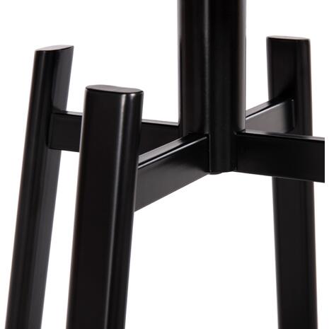 ΒΟΗΘΗΤΙΚΟ ΤΡΑΠΕΖΑΚΙ NORTON HM18036.03 ΜΕΤΑΛΛΙΚΑ ΠΟΔΙΑ ΜΑΥΡΑ-MDF TOP SONAMA Φ45x55,5Υεκ