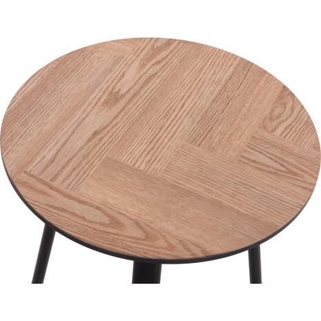 ΒΟΗΘΗΤΙΚΟ ΤΡΑΠΕΖΑΚΙ NORTON HM18036.03 ΜΕΤΑΛΛΙΚΑ ΠΟΔΙΑ ΜΑΥΡΑ-MDF TOP SONAMA Φ45x55,5Υεκ