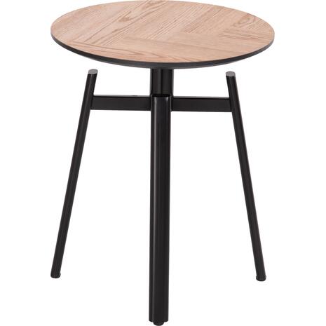 ΒΟΗΘΗΤΙΚΟ ΤΡΑΠΕΖΑΚΙ NORTON HM18036.03 ΜΕΤΑΛΛΙΚΑ ΠΟΔΙΑ ΜΑΥΡΑ-MDF TOP SONAMA Φ45x55,5Υεκ