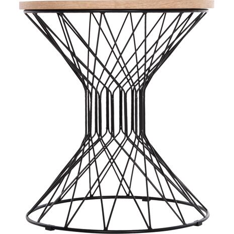 ΒΟΗΘΗΤΙΚΟ ΤΡΑΠΕΖΙ ΣΑΛΟΝΙΟΥ KEON HM18038.03 MDF TOP ΣΕ ΣΟΝΑΜΑ-ΜΕΤΑΛΛΟ Φ45x50Υεκ.