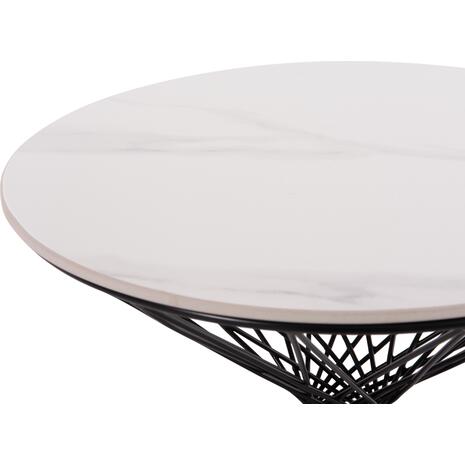 ΒΟΗΘΗΤΙΚΟ ΤΡΑΠΕΖΙ ΣΑΛΟΝΙΟΥ GRESAM HM18039.01 ΚΕΡΑΜΙΚΟ TOP-ΜΕΤΑΛΛΟ Φ50x44Υεκ.