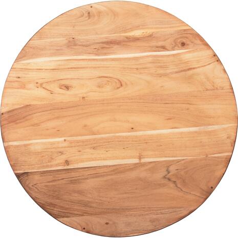 ΔΙΑΚΟΣΜΗΤΙΚΟ ΤΡΑΠΕΖΙ ΣΑΛΟΝΙΟΥ BOWL Φ89,5X39Yεκ. RUSTY ΜΕ ΞΥΛΟ ΑΚΑΚΙΑΣ HM8717.22