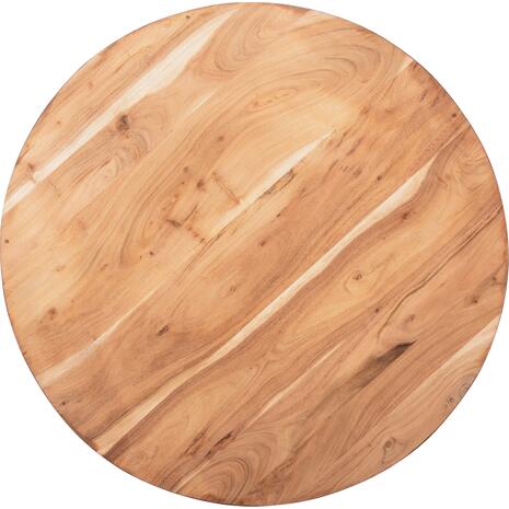 ΔΙΑΚΟΣΜΗΤΙΚΟ ΤΡΑΠΕΖΙ ΣΑΛΟΝΙΟΥ BOWL Φ90X37,5Yεκ. ΜΑΥΡΟ ΜΕ ΞΥΛΟ ΑΚΑΚΙΑΣ HM8717.21