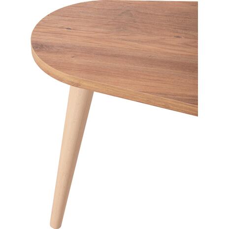 ΤΡΑΠΕΖΙΑ ΣΑΛΟΝΙΟΥ 2ΤΜΧ APRILIA HM18179.02 ΜΕΛΑΜΙΝΗ ΦΥΣΙΚΟ-ΜΑΥΡΟ ΜΑΡΜΑΡΟ 95x47x47Υεκ