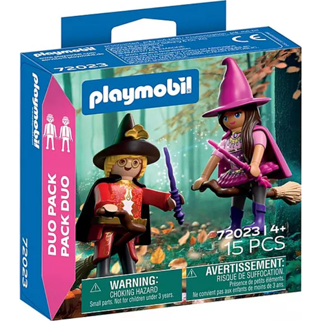 Playmobil Duo Pack Μάγος Και Μάγισσα 72023