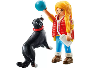 Playmobil My Life Γυναίκα Με Ορεινό Σκύλο Μπερνίζ 71738