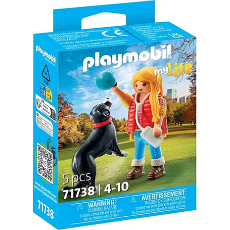 Playmobil My Life Γυναίκα Με Ορεινό Σκύλο Μπερνίζ 71738