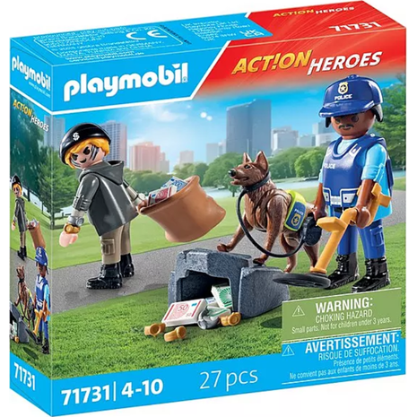 Playmobil Action Heroes Αστυνομική Έρευνα Κλοπιμαίων 71731