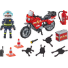 Playmobil Action Heroes Πυροσβέστης Με Μοτοσικλέτα 71466