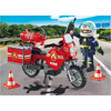 Playmobil Action Heroes Πυροσβέστης Με Μοτοσικλέτα 71466