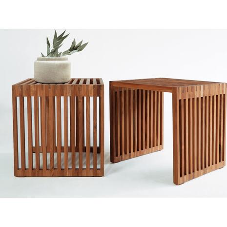 ΤΡΑΠΕΖΙ ΣΑΛΟΝΙΟΥ ΒΟΗΘΗΤΙΚΟ ΑΠΟ ΞΥΛΟ ΤΕΑΚ ΦΥΣΙΚΟ ΧΡΩΜΑ 1ΤΜΧ HM9483 40x40,5x40,5Υ εκ.