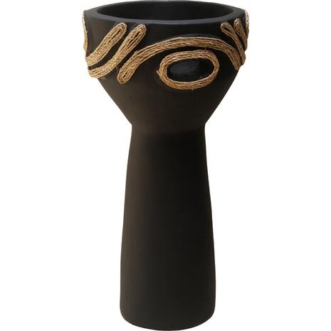 ΕΠΙΤΡΑΠΕΖΙΟ ΔΙΑΚΟΣΜΗΤΙΚΟ DEAN HM4679.01 ΜΑΥΡΗ ΤΕΡΑΚΟΤΑ & ΣΧΟΙΝΙ AGEL Φ17x35Υεκ