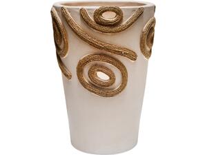 ΕΠΙΤΡΑΠΕΖΙΟ ΔΙΑΚΟΣΜΗΤΙΚΟ ΒΑΖΟ DEAN HM4677.02S ΤΕΡΑΚΟΤΑ ΣΕ ΚΡΕΜ--Φ19x25Υεκ.