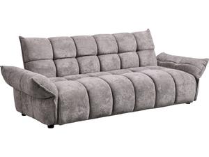 ΚΑΝΑΠΕΣ ΚΡΕΒΑΤΙ MELU HM3314.01 ΓΚΡΙ ΥΦΑΣΜΑ--ΚΑΘΙΣΜΑ POCKET SPRINGS 240-250x90x85Υεκ.