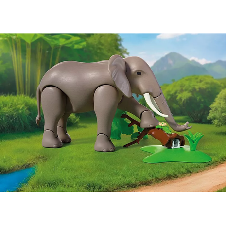 Playmobil Animals And Friends Φροντιστής Ζωολογικού Πάρκου Με Ελέφαντα Και Φλαμίνγκο 72068