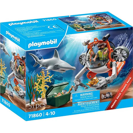 Playmobil Υποβρύχιο Κυνήγι Θησαυρού 71860