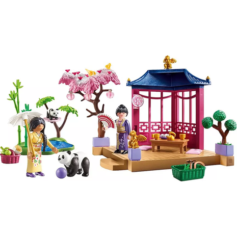 Playmobil Ασιατικός Κήπος Με Κιόσκι & Πάντα 71762