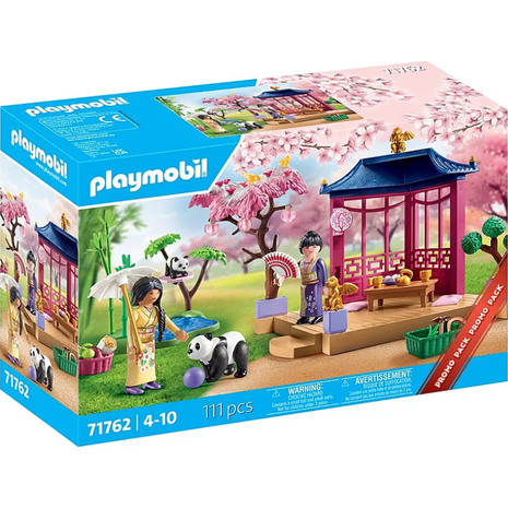 Playmobil Ασιατικός Κήπος Με Κιόσκι & Πάντα 71762