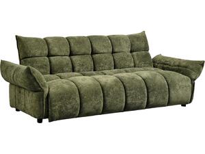 ΚΑΝΑΠΕΣ ΚΡΕΒΑΤΙ MELU HM3314.03 ΠΡΑΣΙΝΟ ΥΦΑΣΜΑ--ΚΑΘΙΣΜΑ POCKET SPRINGS 245x90x85Υεκ