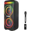Ηχείο Bluetooth με ασύρματο μικρόφωνο, τηλεχειριστήριο και RGB φωτισμό