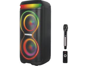 Ηχείο Bluetooth με ασύρματο μικρόφωνο, τηλεχειριστήριο και RGB φωτισμό