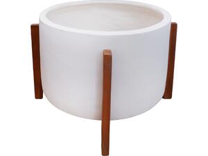 ΓΛΑΣΤΡΑ ΕΣΩΤ.ΧΩΡΟΥ HOFF HM4682.02L FIBER CEMENT ΛΕΥΚΟ-TEAK ΒΑΣΗ Φ50x35Υεκ