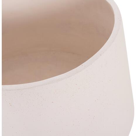 ΓΛΑΣΤΡΑ ΕΣΩΤ.ΧΩΡΟΥ QUAN HM4680.02M FIBER CEMENT ΛΕΥΚΟ--ΒΑΣΗ TEAK Φ35x50Υεκ