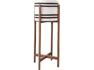 ΓΛΑΣΤΡΑ-ΚΑΣΠΟ ΕΣΩΤ.ΧΩΡΟΥ RENTIL HM4683M FIBER CEMENT ΛΕΥΚΟ/ΜΑΥΡΟ--ΒΑΣΗ TEAK Φ27x66Υεκ