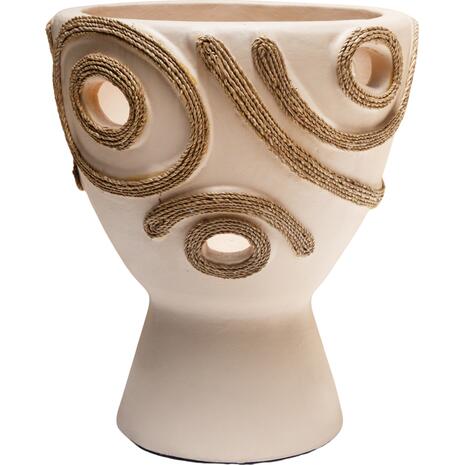 ΕΠΙΤΡΑΠΕΖΙΟ ΔΙΑΚΟΣΜΗΤΙΚΟ ΒΑΖΟ DEAN HM4678.02 ΤΕΡΑΚΟΤΑ ΣΕ ΚΡΕΜ--Φ25x28Υεκ.