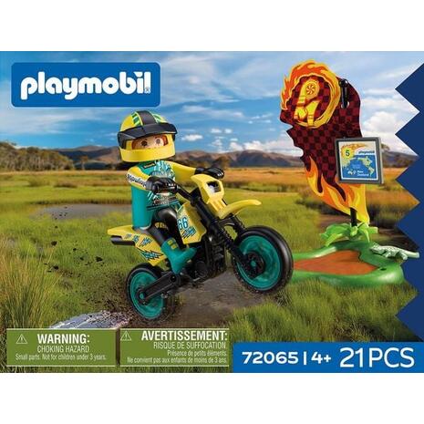 Playmobil Μοτοσικλέτα Offroad 72065