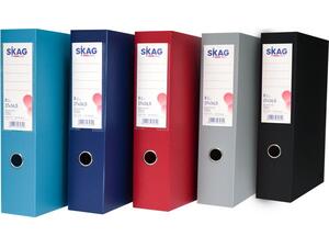 Κουτί Skag A4 με κούμπωμα Velcro 8cm διάφορα χρώματα